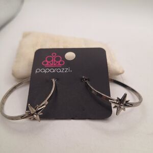 Paparazzi Under the Northern light Hooped Stud Earrings